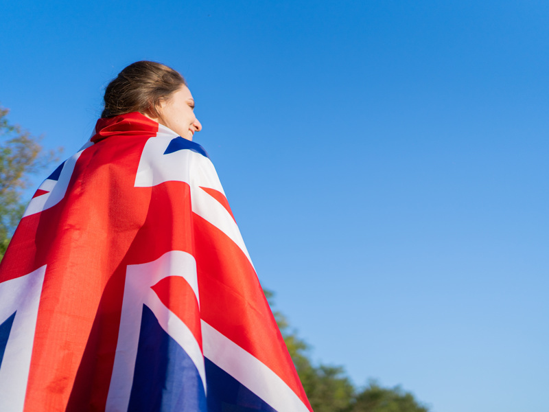 British Flag On Back New Cover Image